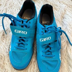 NEW Giro Wynd SPD Cycling Bike Spin Spinning Cleats Shoes Blue Peloton